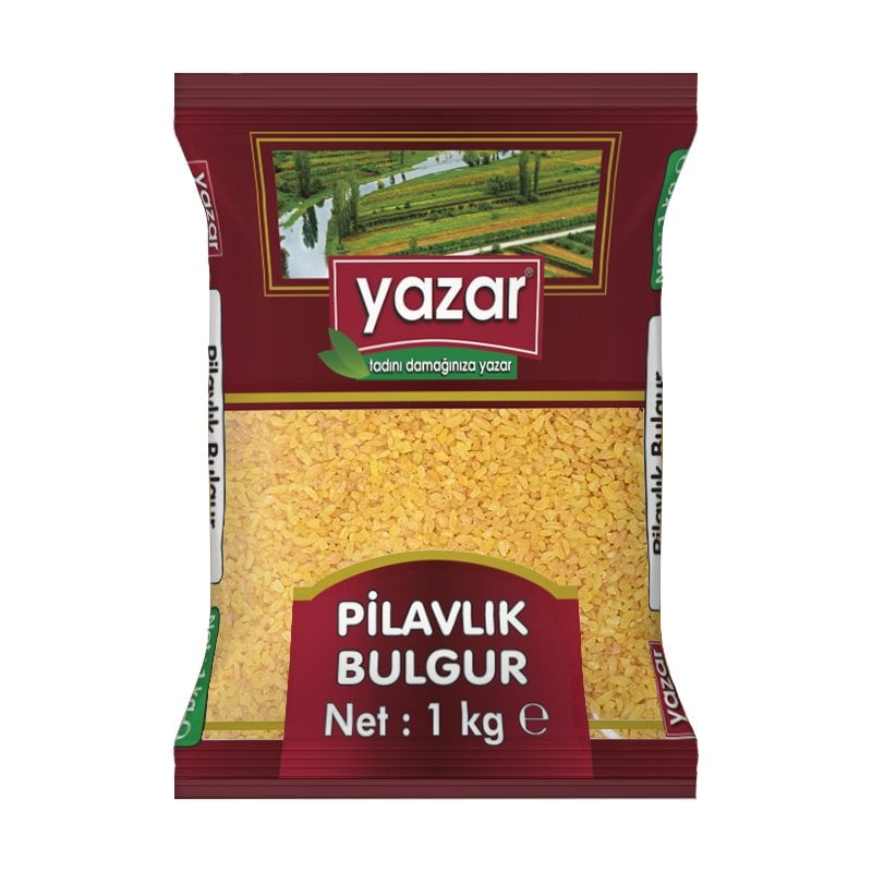 Yazar Pilavlık Bulgur 1 Kg. x 12 Adet